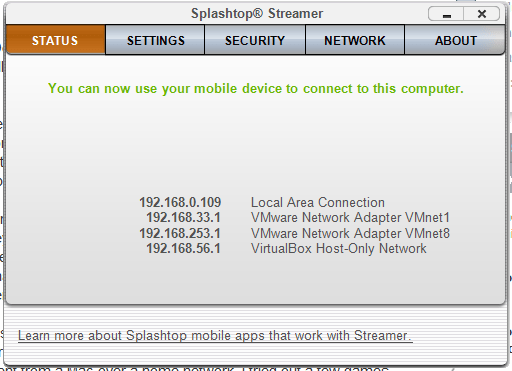Free download splashtop streamer for windows 7